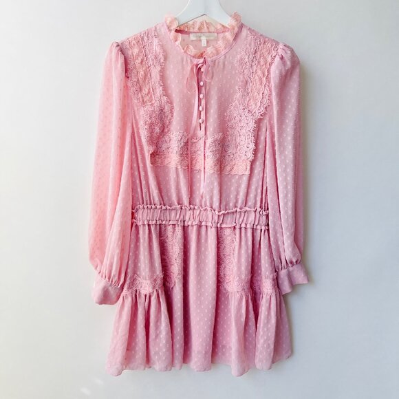 ❤️ Love Shack fancy Amber dress in Eros sheer pink, Size S - Picture 4 of 12